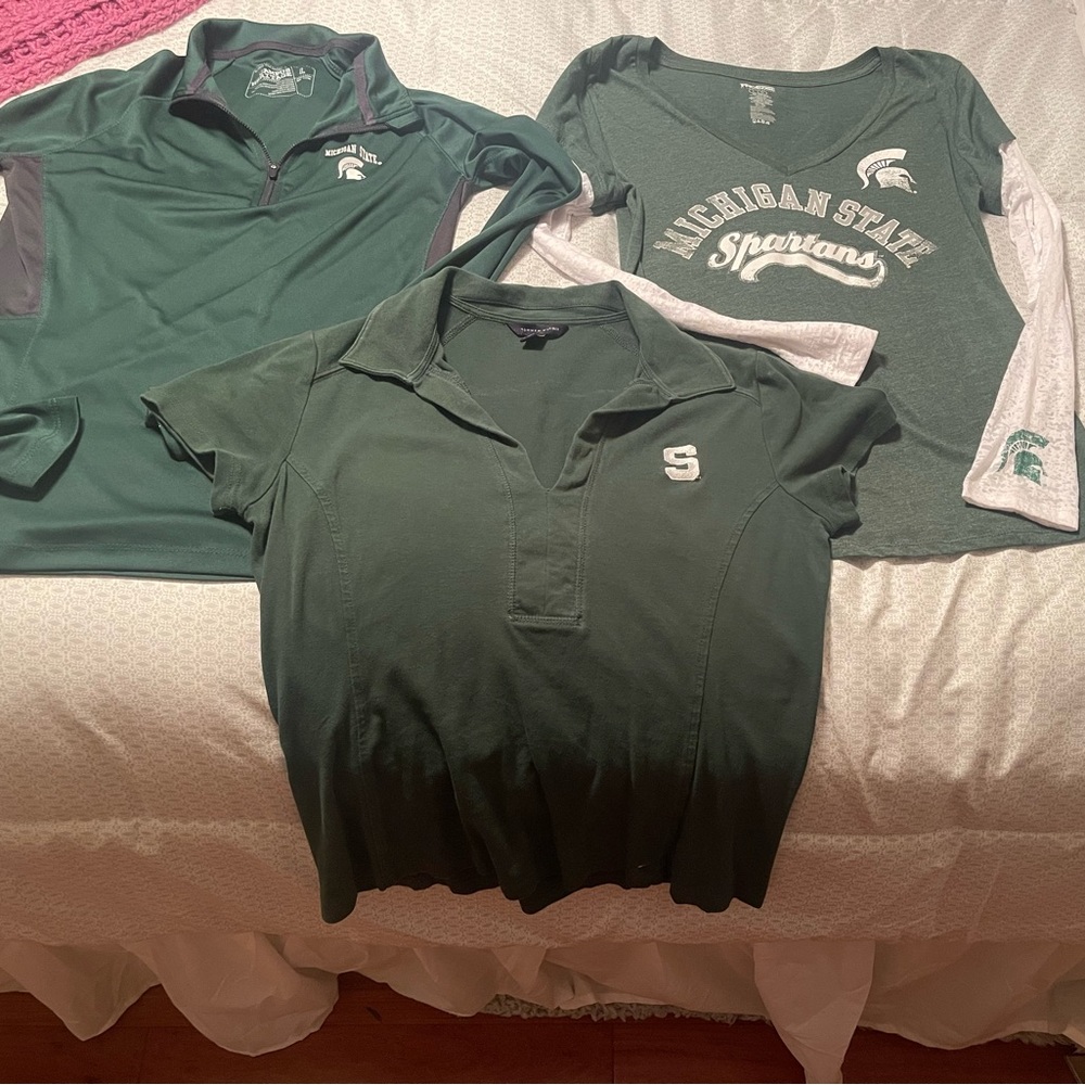 Michigan State ladies, shirt bundle.